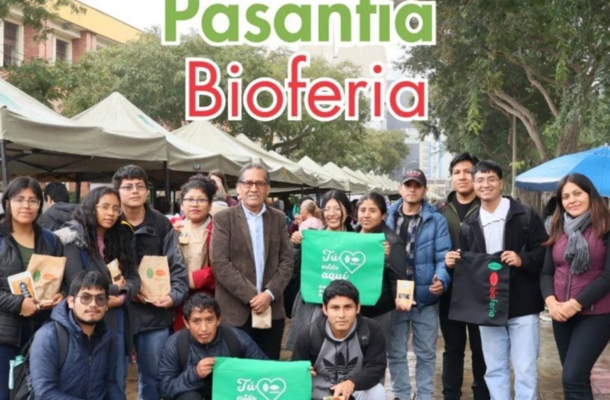 ESTUDIANTES DE LA CARRERA DE AGRONOMÍA DE LA UNDC REALIZAN PASANTÍA EN BIOFERIA